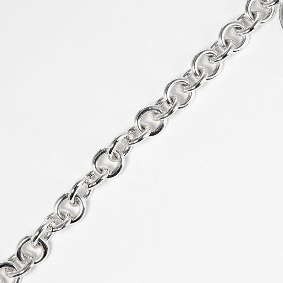 TIFFANY&Co. Return to Round Tag Bracelet Silver 925 Approx. 36.33g - Picture 4 of 6